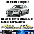 LED Interior Light Kit for Audi A3 8L 8V 8P A4 B5 B6 B7 B8 A5 A6 C5 C6 C7 A7 A8 D2 D3 - Canbus Error-Free Bulbs | AUT...