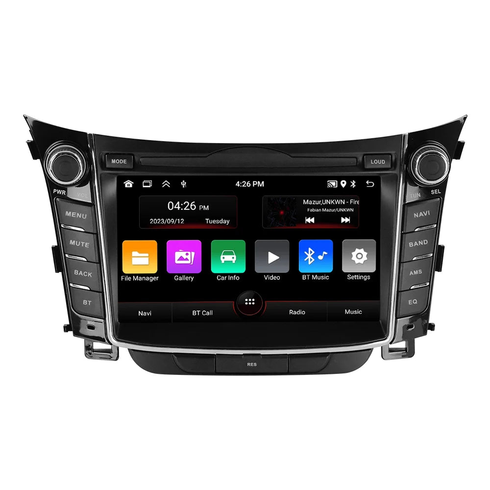 7'' Android 15 Car Radio Stereo for Hyundai I30 Elantra GT 2011 - 2017 Wireless Carplay Au | AUTOKITSHOP