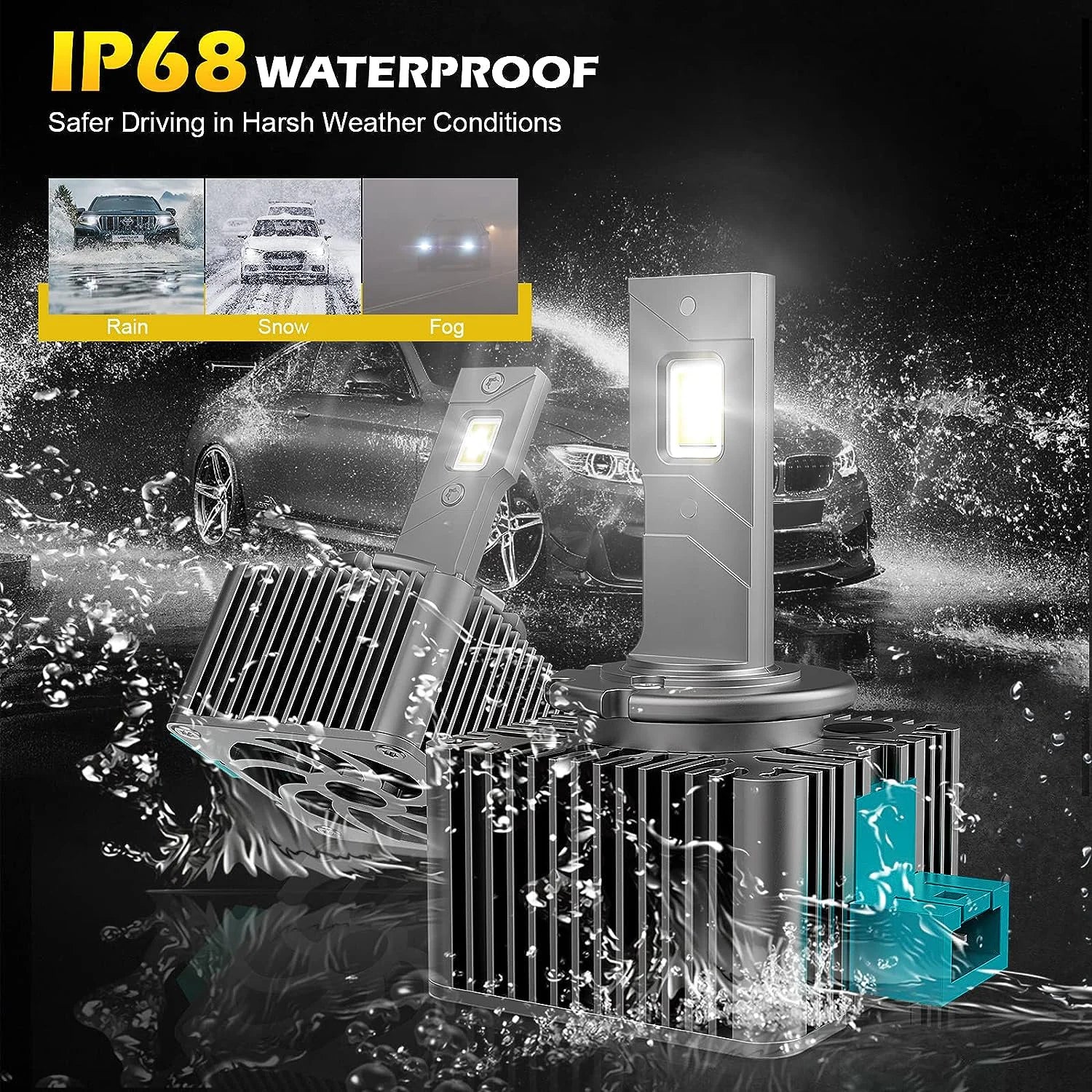 D Series D1S D3S Led Headlight Bulbs 12V 24V Canbus No Error D4S D5S D2S Led Lights D4R D2