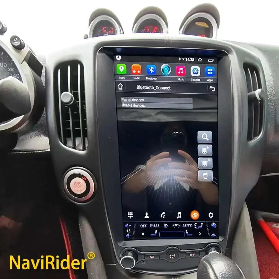 13.8" Screen 256G Android Carplay For Nissan 370Z 2008-2019 Car Radio Navigation Head Unit