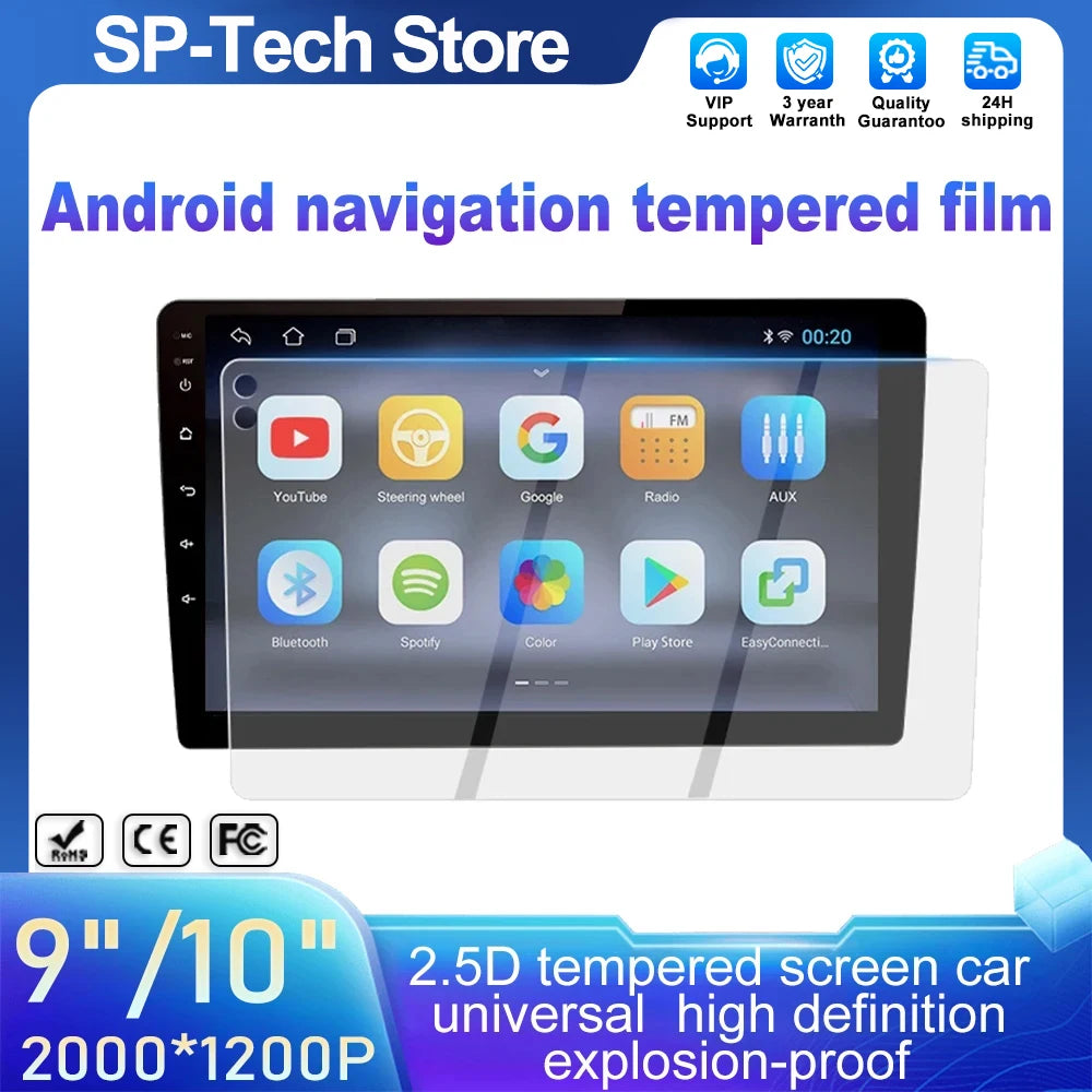 9"/10"suitable For Car Central Control Film Anti-fingerprint Anti-reflective Anti-glare An | AUTOKITSHOP
