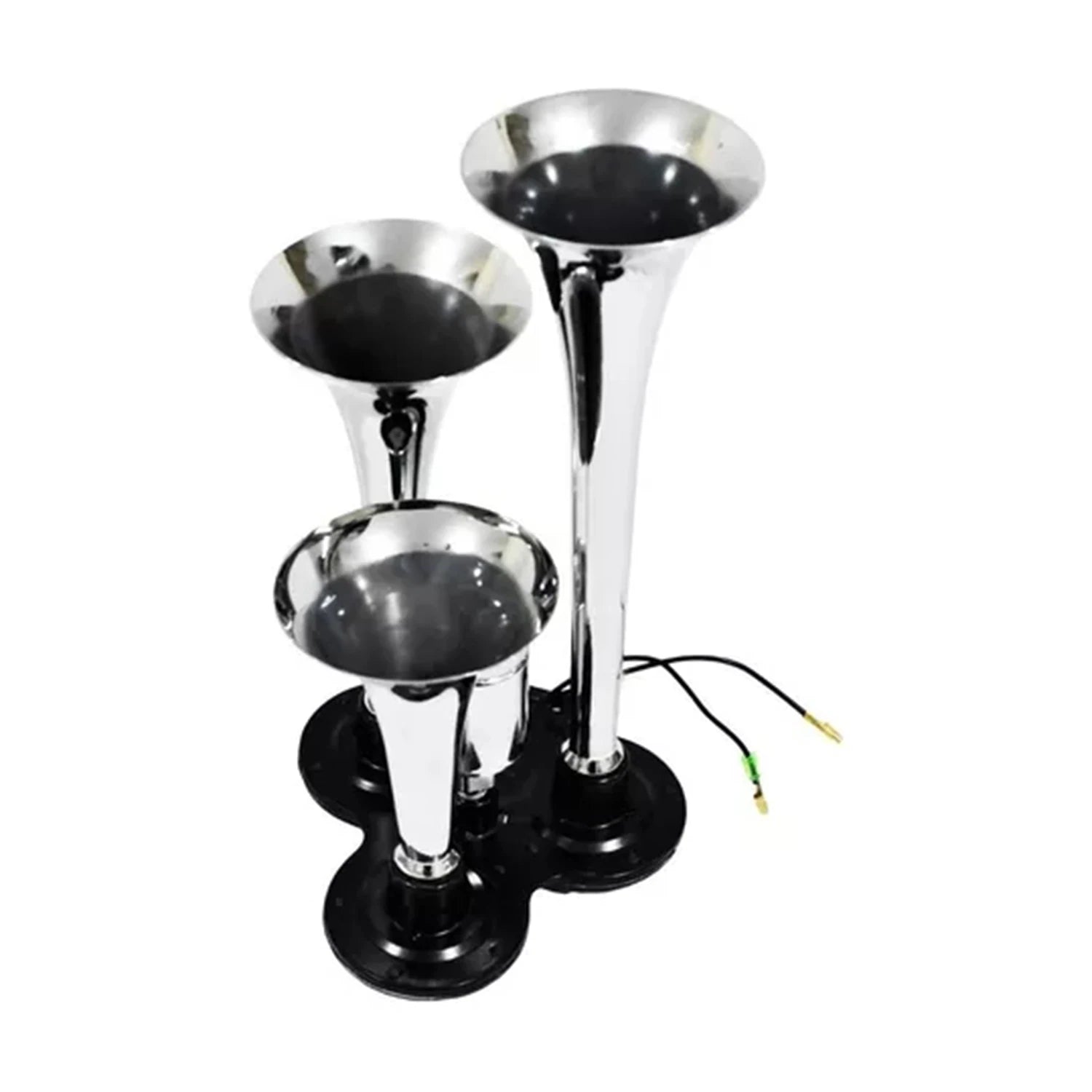 Chromium Pneumatic Chrome Plated Triple Truck With Bagpipes 12V/24V For Car Motorcycle ATV
