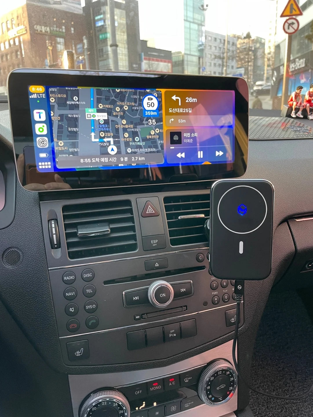 Android 13 Carplay Car GPS Nevigation For MERCEDES-BENZ C klasse W204 2007-2011 Car Radio