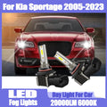 Plug and Play 6000K White 90W Fog Lamps 20000LM Canbus No Error LED Fog Lights Super Brigh