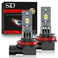 30000LM H8 H11 LED Bulb H16JP 9005 HB3 9006 HB4 Headlight Fog Light Canbus Mini 260W CSP f
