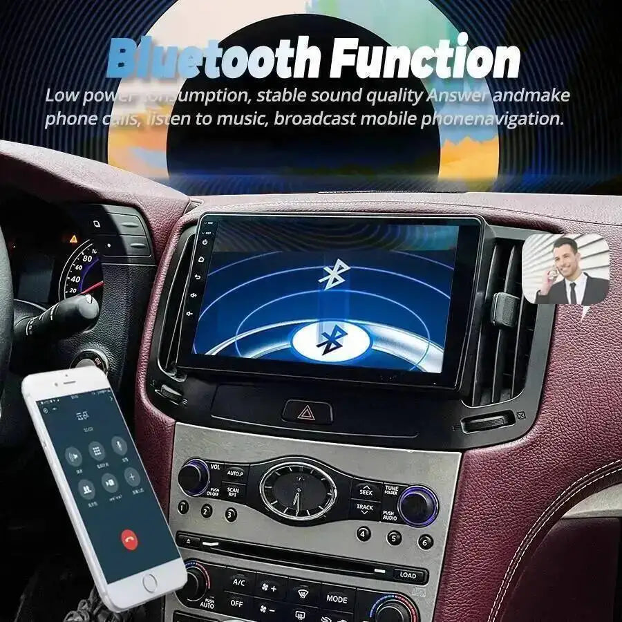 For Infiniti G25 G35 G37 2004-2013 Android 15 GPS Navigation 9 Inch Car Radio 4G Auto CarP | AUTOKITSHOP