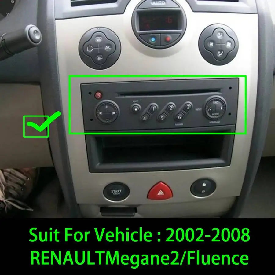 Plug & Play Control Panel To Android Screen Keep OEM Style For RENAULT Megane 2 2002-2008