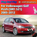 2/4Pcs High Power Car Headlight LED Lights Bulbs 160W Plug Play Lamp For Volkswagen Golf P