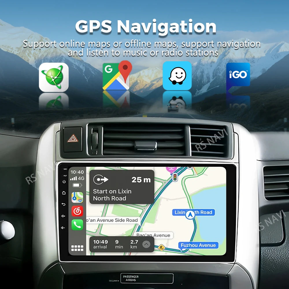 Android 16 Carplay Car Radio For Toyota Verso R20 2010-2013 2014-2016 Multimedia Player GP