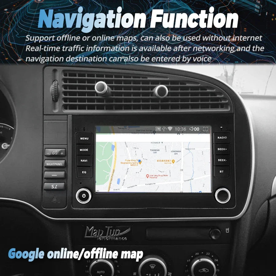 For saab 9-3 93 2005-2008 Android 15 2 Din Car Radio DVD Player Head Unit Autoradio GPS Na | AUTOKITSHOP