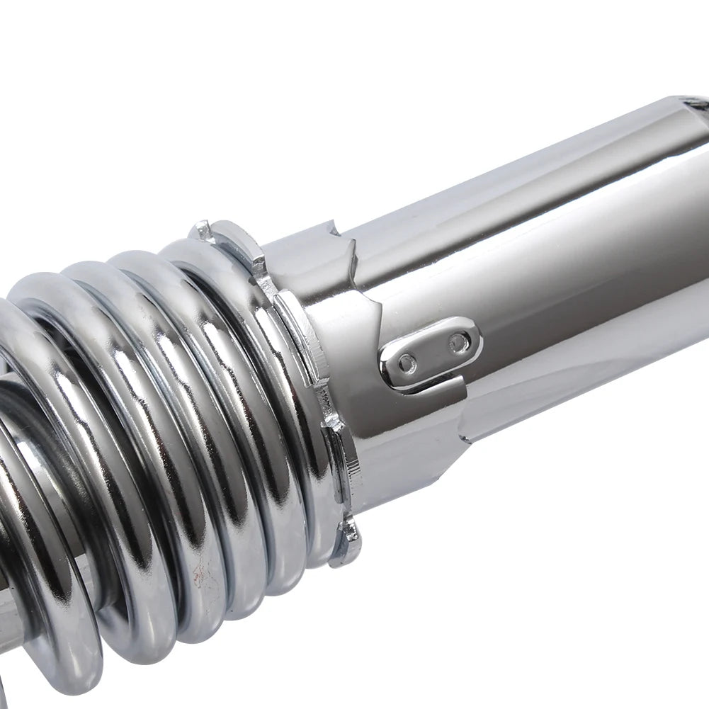 Pair Motorcycle Chrome 10.5'' 267mm Rear Shocks Absorber Suspension Fit For Harley Touring Sport - Automotive LED Light