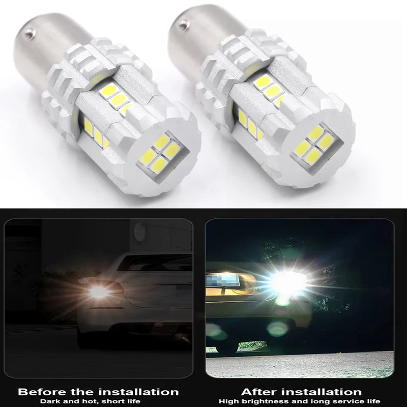 12V 18W 21SMD LED CANBUS Bulb T20 7440 7443 1156 1157 3156 3157 Car LED Turn Signal Backup