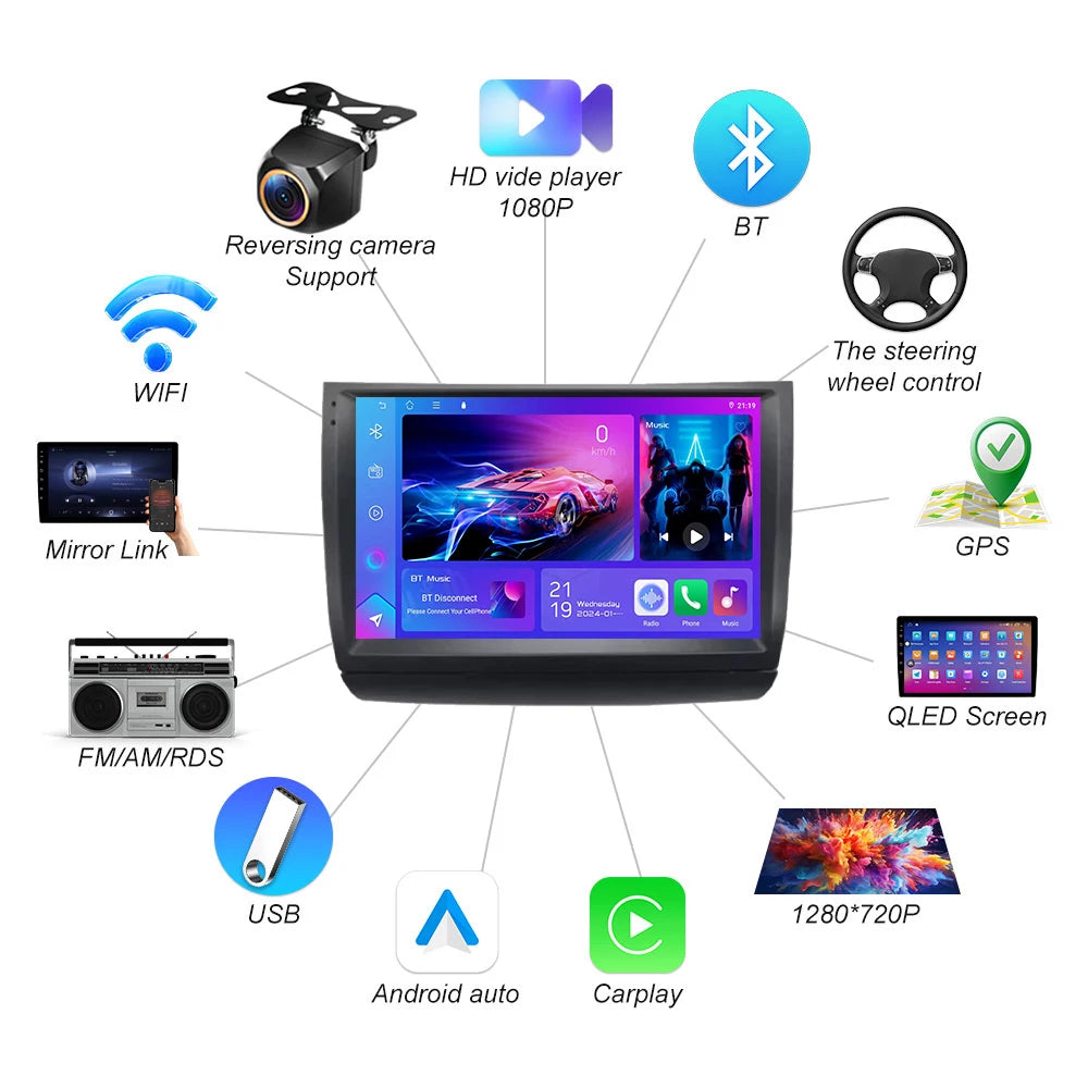 Android 16 For Toyota Prius 20 2002 2003 2004 2005 2006 2007 2008 2009 Car Radio Carplay A | AUTOKITSHOP