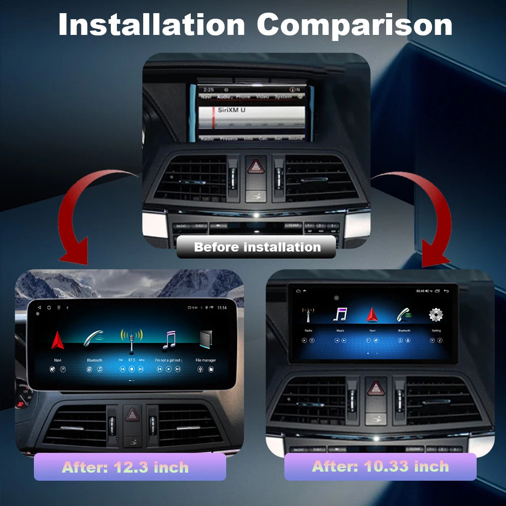 Right Hand Drvie For Benz E Class C207 W207 A207 2009-2015 Car Radio Multimedia Android16