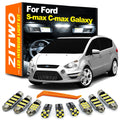 ZITWO Interior LED Light Car Bulbs Kit For Ford Galaxy S-Max C-Max B-Max Smax Cmax Bmax Indoor D - Canbus LED Car Light