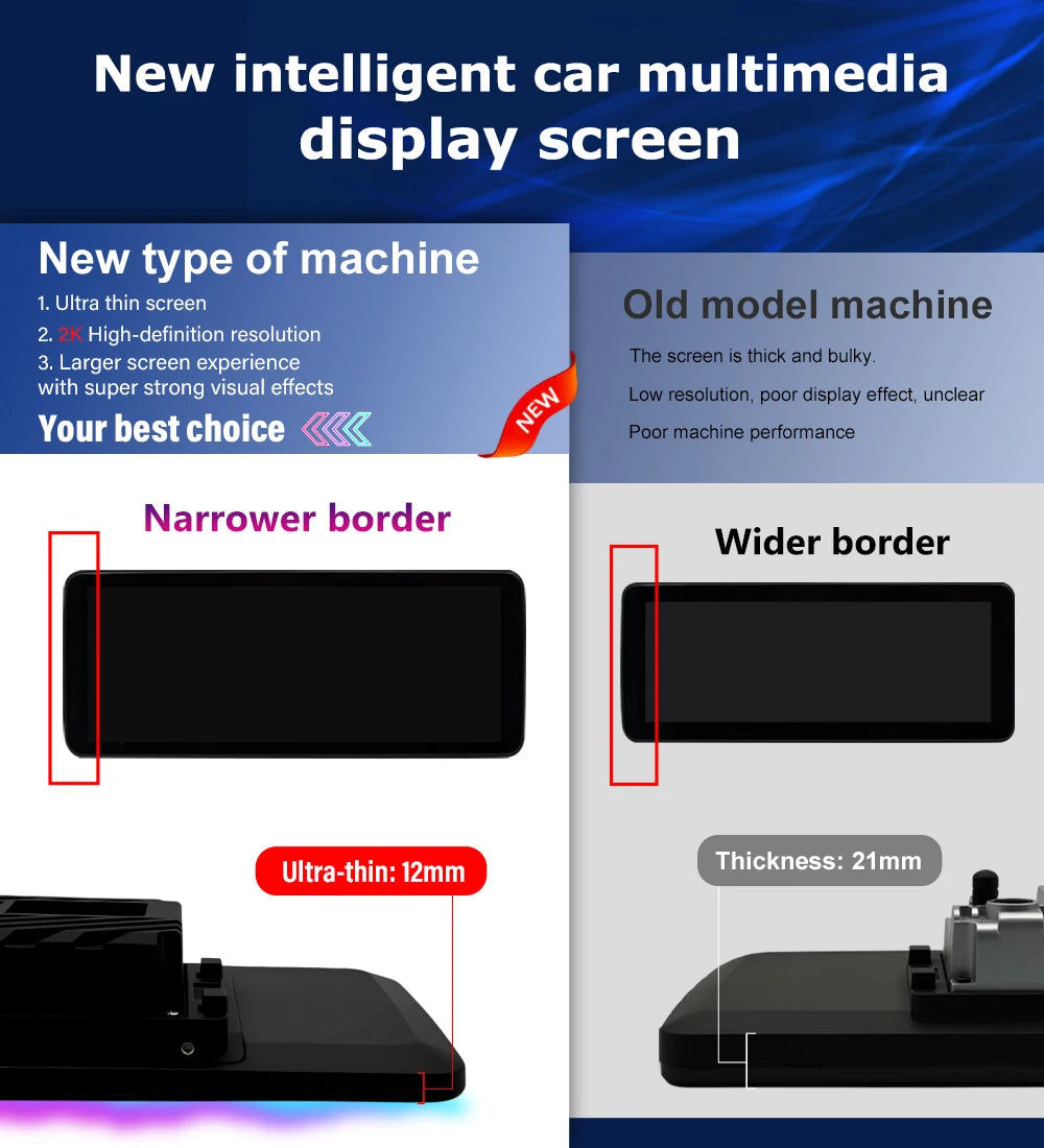 Car Display Screen for Mercedes Benz Vito W447 2016 - 2021 Multimedia Radio Player GPS Nav