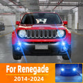 2-Piece LED Interior Light Kit for Jeep Renegade Closed Off-Road Vehicle BU B1 2014-2017 - Canbus Dome Map Door Trunk...