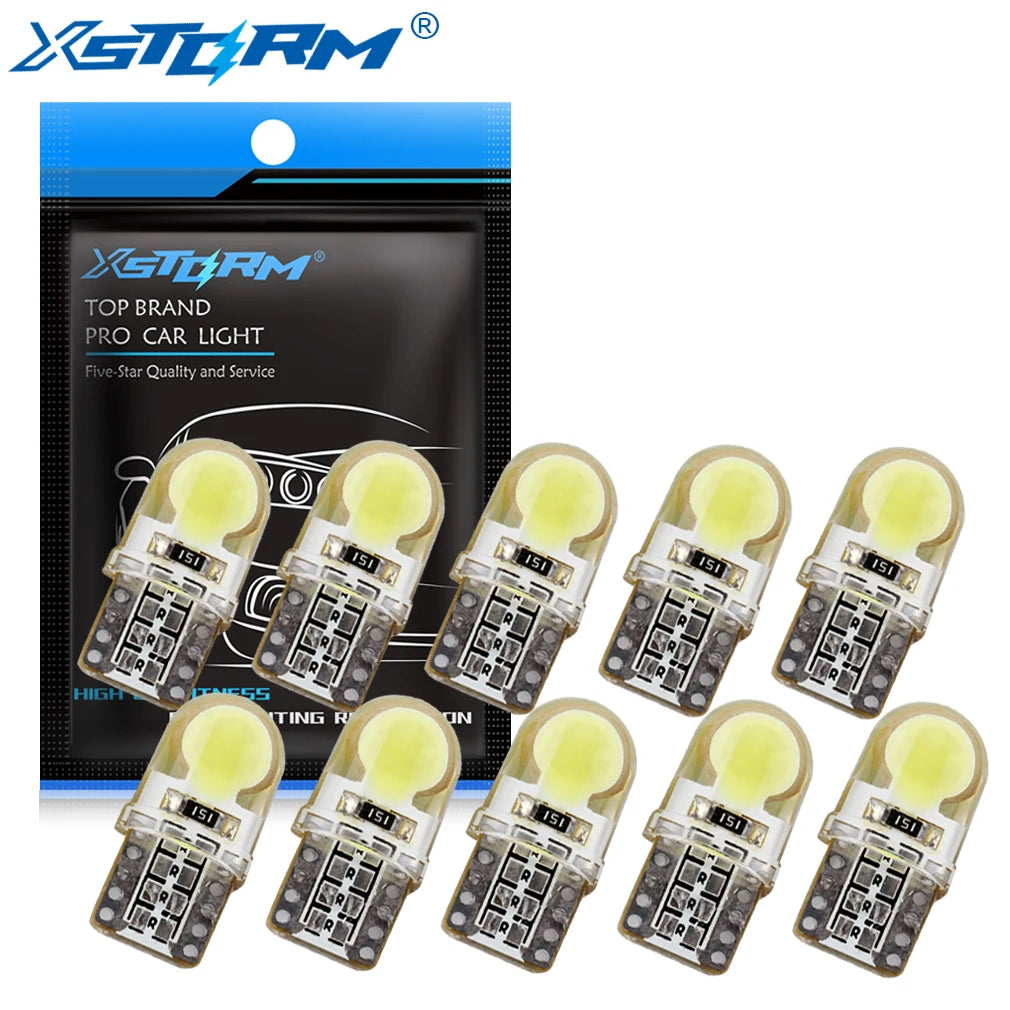 Auto T10 Led Cold White 194 W5W LED 168 COB Silica Car Super Bright Turn Side License Plat