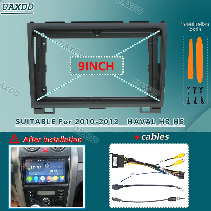 For 2010-2012 Great-Wall-Motor HAVAL H3 H5 9inch Car CD Radio Android Stereo Screen Video
