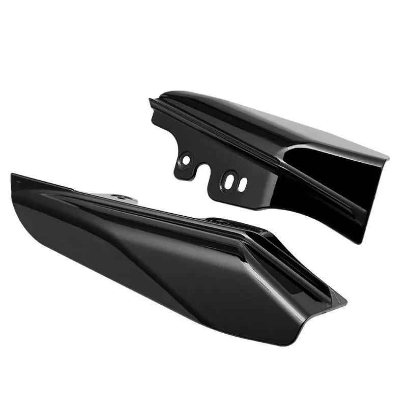 Motorcycle Black Mid-Frame Air Deflector For Harley Touring Street Electra Glide Road King FLHR  - Automotive LED Light
