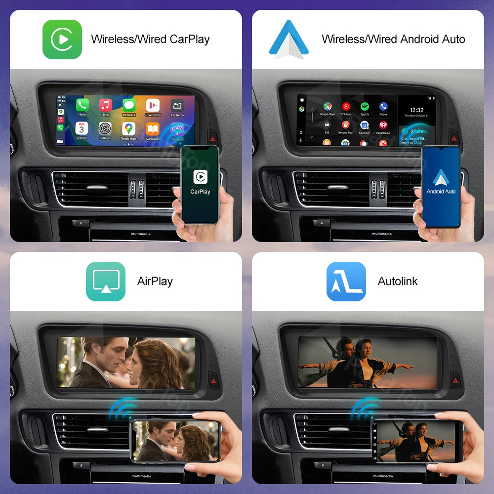 8.9 12.3inch Linux Car Multimedia Radio Touch Screen For Audi Q5 2009-2017 With Wireless C | AUTOKITSHOP