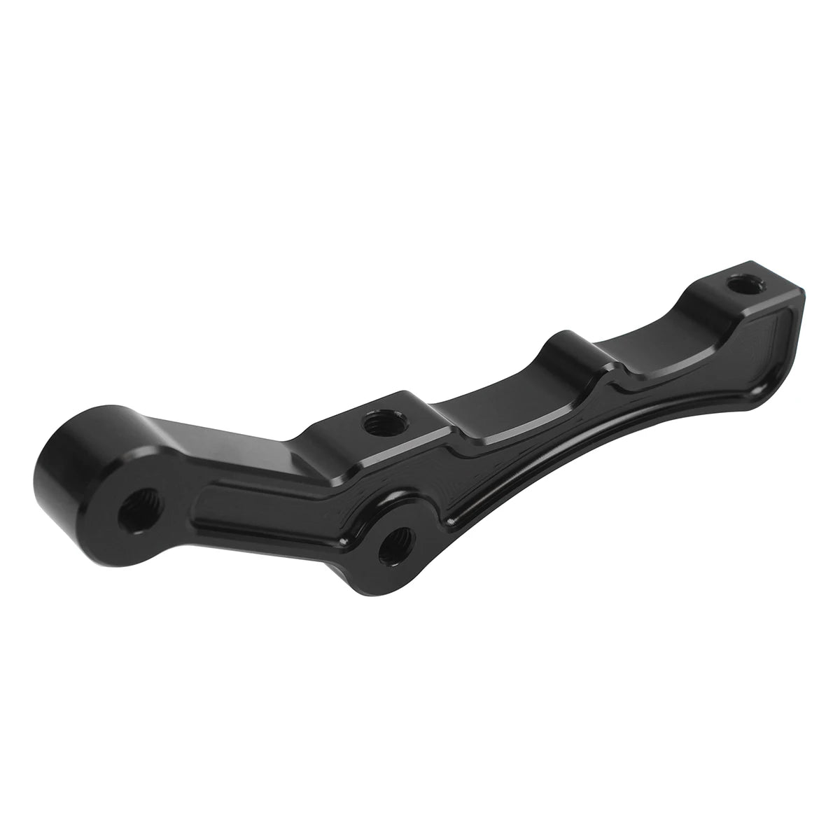 Black CNC Radial Front Brake Caliper Bracket Mount For Harley Touring Dyna Softail Sportster Fit - Automotive LED Light