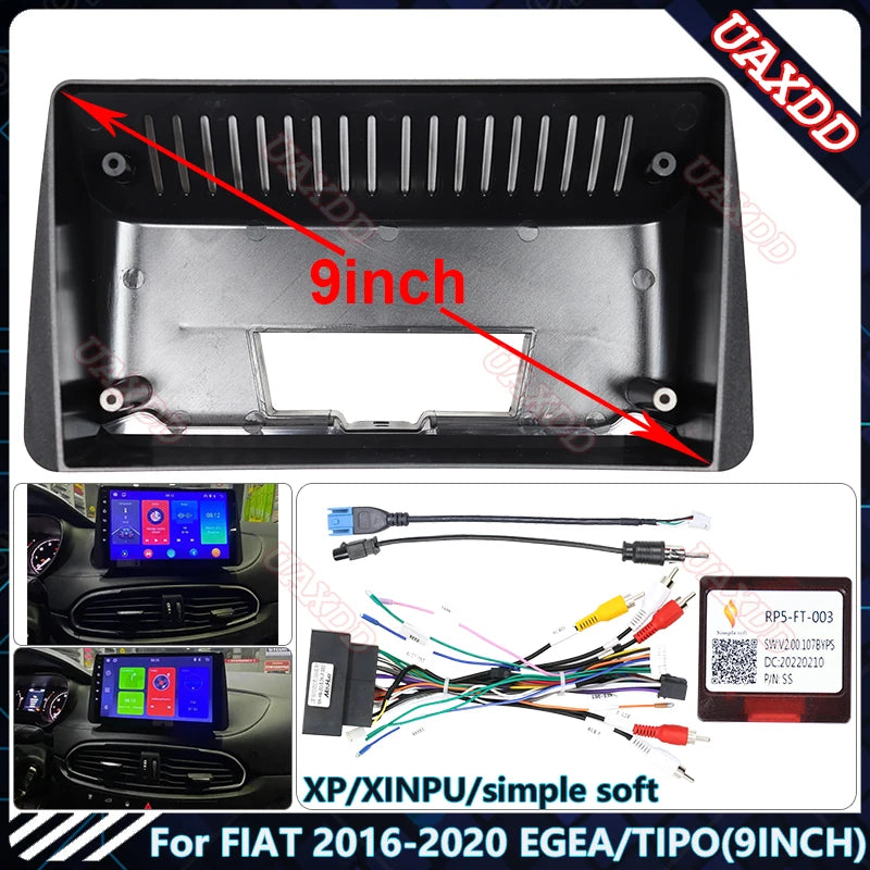 Car Radio Android stereo Harness screens accessories navigation dashboard cables frame can
