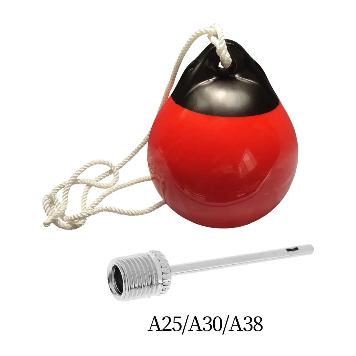 Boat Fender Ball Red Wear Resistance Inflatable PVC Dock Bumper Ball for Boats Speedboat Sailboa - Automotive LED Light