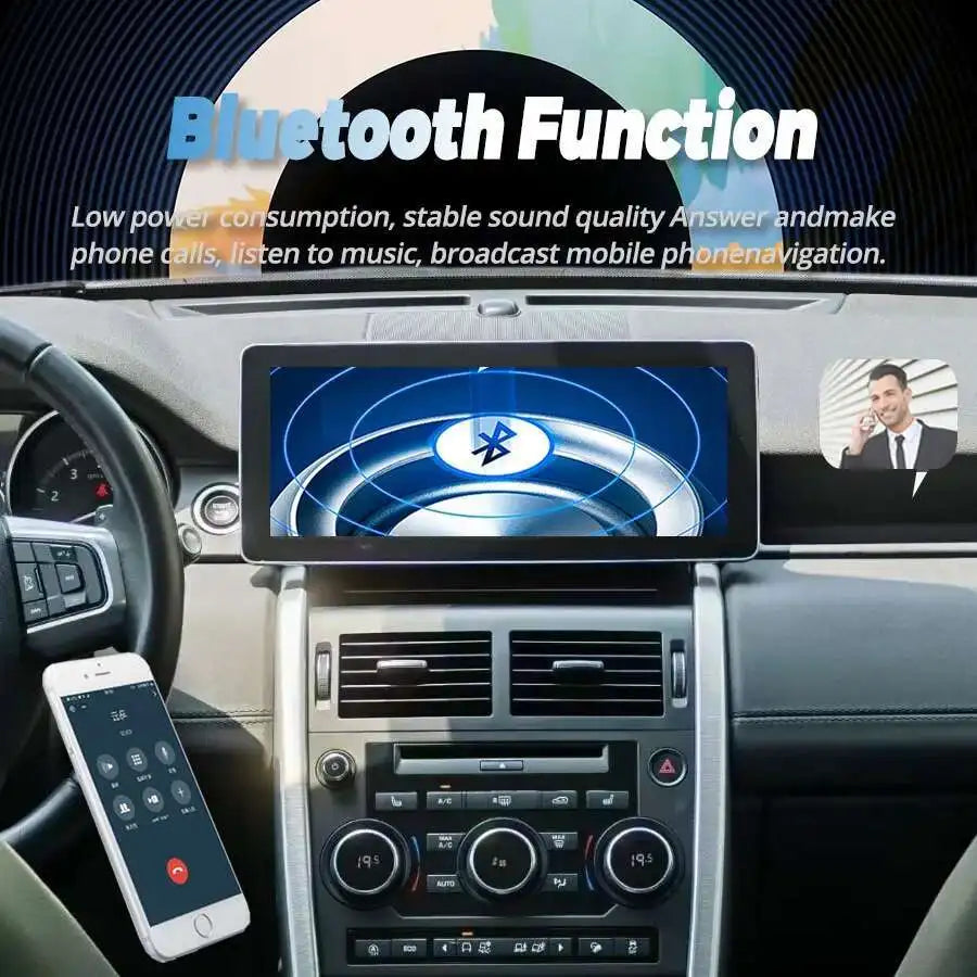 GPS Navigation Auto Radio Stereo Dual System 12.3 Inch For Land Rover Discovery Sport L550