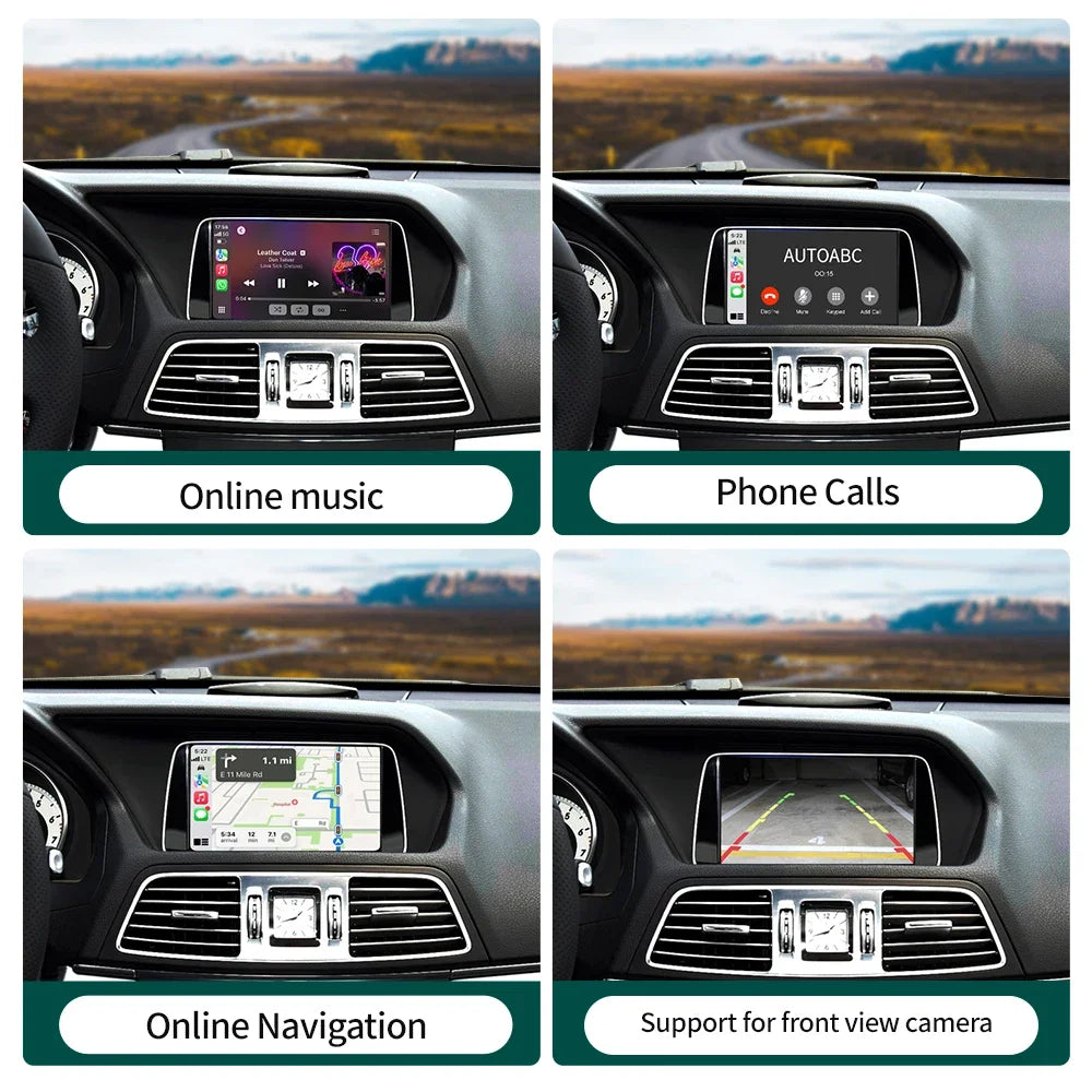 For Mercedes Benz E-Class W212 E300 E350 Coupe 2012-2016 Wireless CarPlay Android Auto wit | AUTOKITSHOP