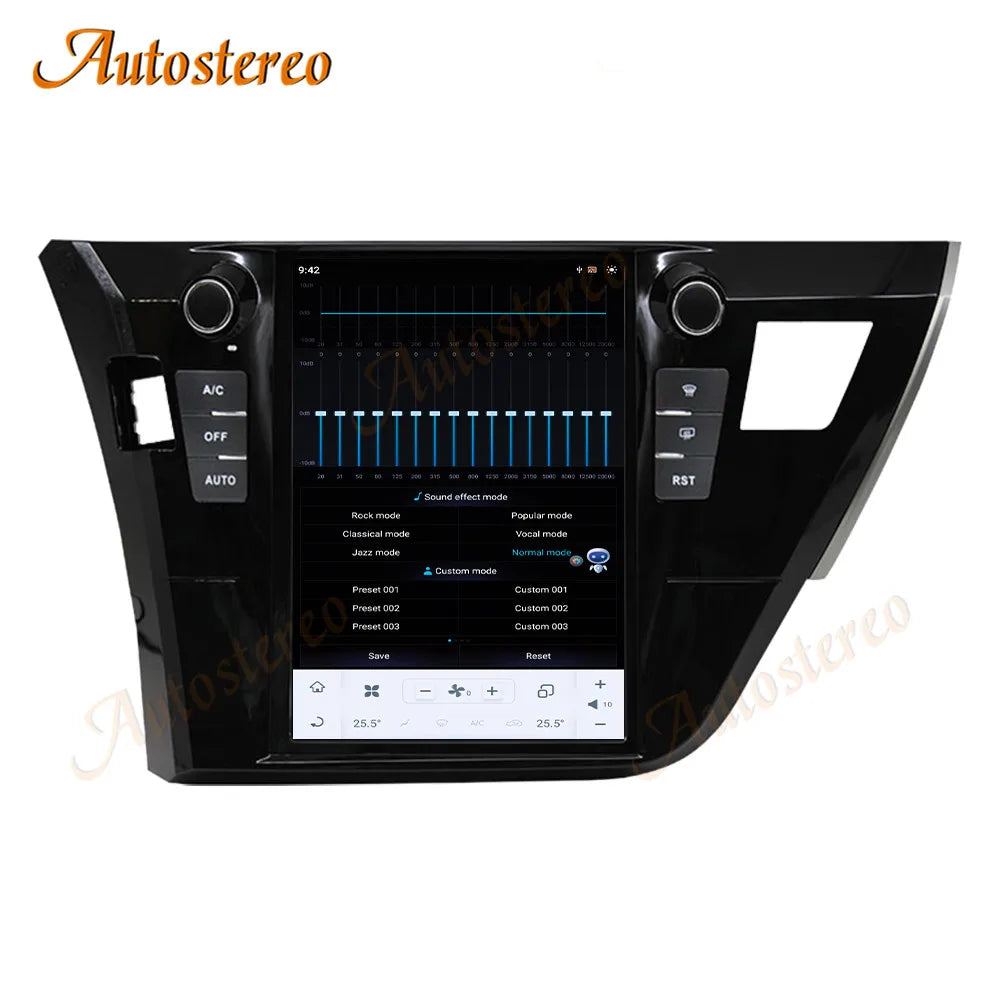 Carplay Auto Stereo For Toyota Corolla 2014-2016 Tesla Screen Android 13 Car GPS Navigatio