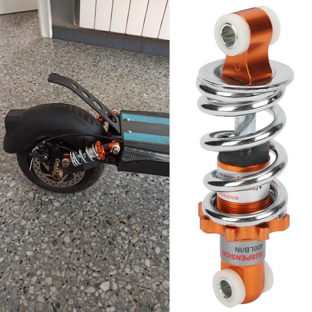 1pc Rear Shock Absorbers 400lb Motorcycle 125mm Adjustable Suspension Shocks Spring - Automotive LED Light