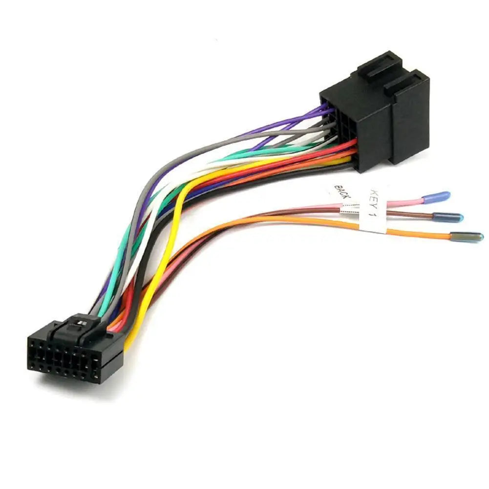 16 Pin To ISO Cable Adapter Male Plug Adapter Male To Female Plug P2N4 For The Car With 16