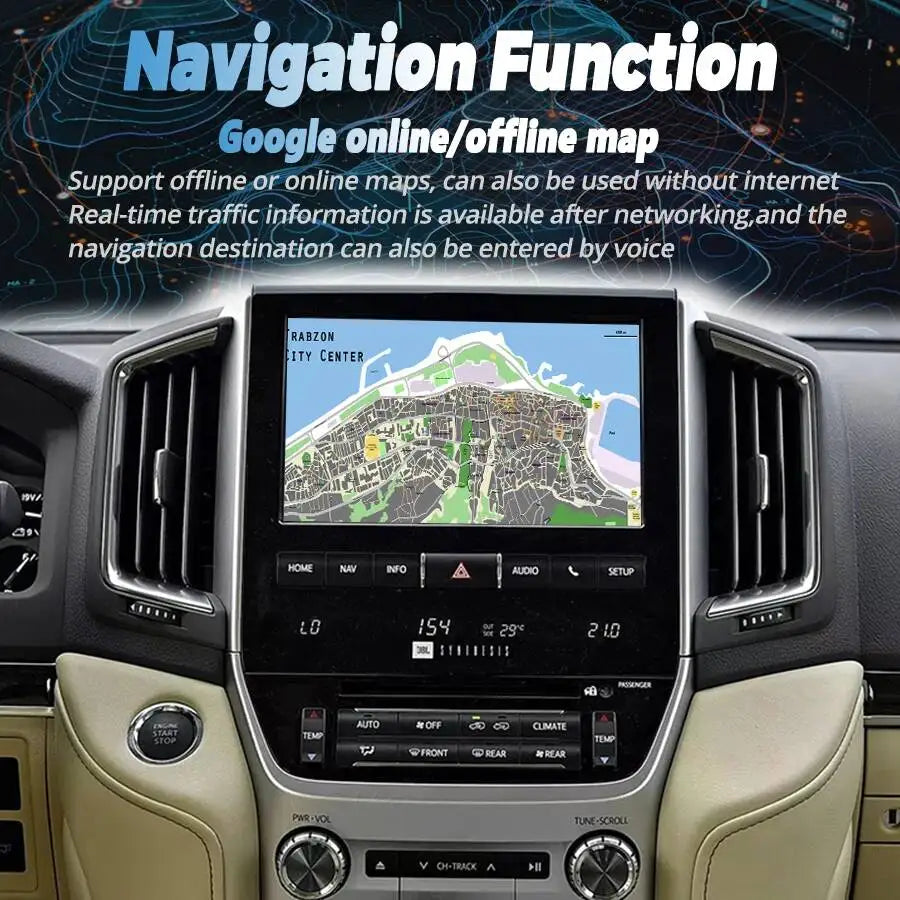 Toyota Land Cruiser 200 LC200 LC300 10" Android 13 Navigation Radio | AUTOKITSHOP