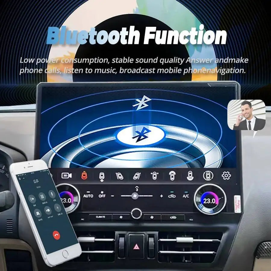 Carplay Navigation Car Radio Stereo 16.8inch Android Screen For Toyota Land Cruiser Prado  | AUTOKITSHOP