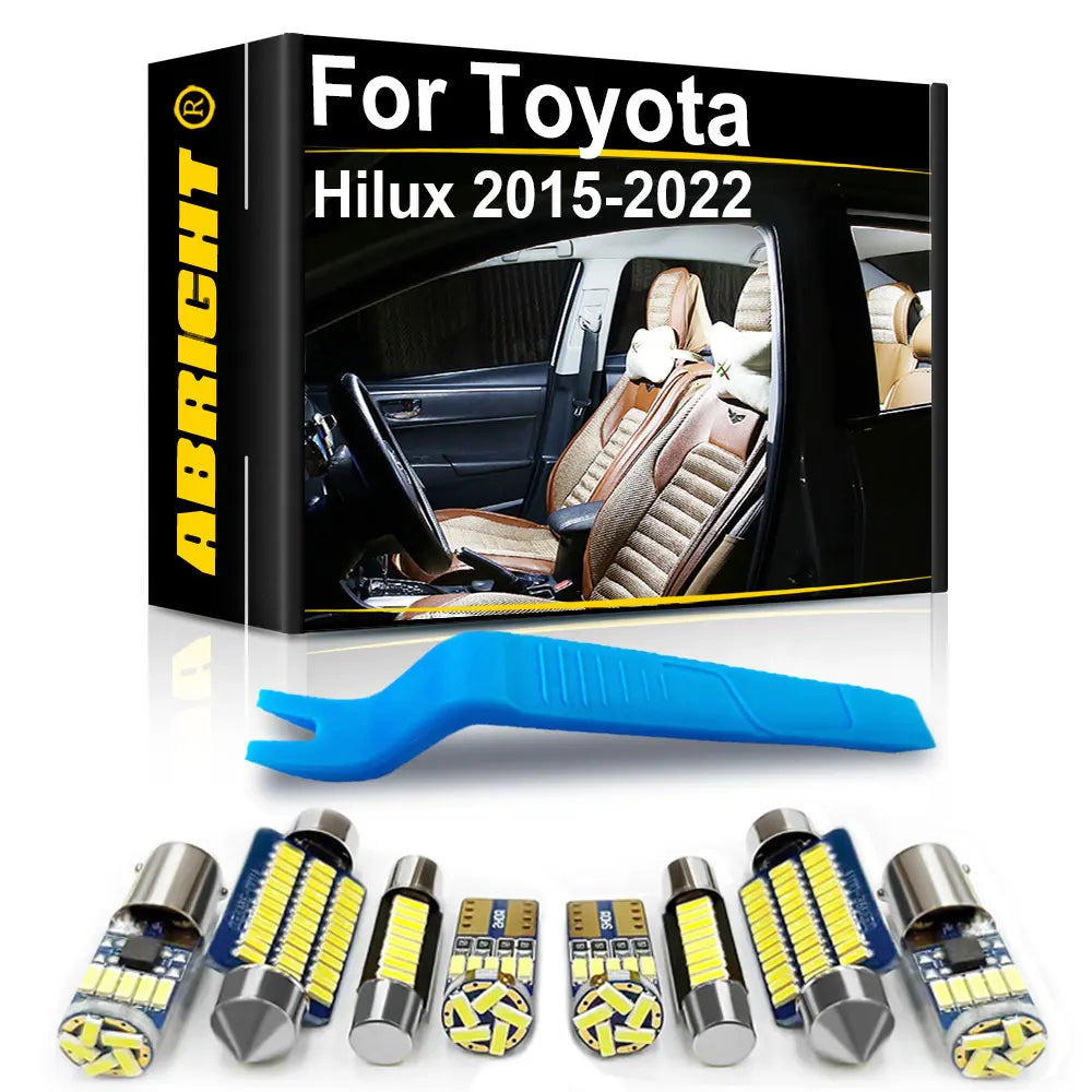 LED Interior Light Kit for Toyota Hilux AN120 AN130 - Canbus Error-Free Bulbs | AUTOKITSHOP