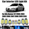 Canbus LED Interior Map Dome Light Car Reading Lamp Kit For Alfa Romeo 147 2000-2004 2005
