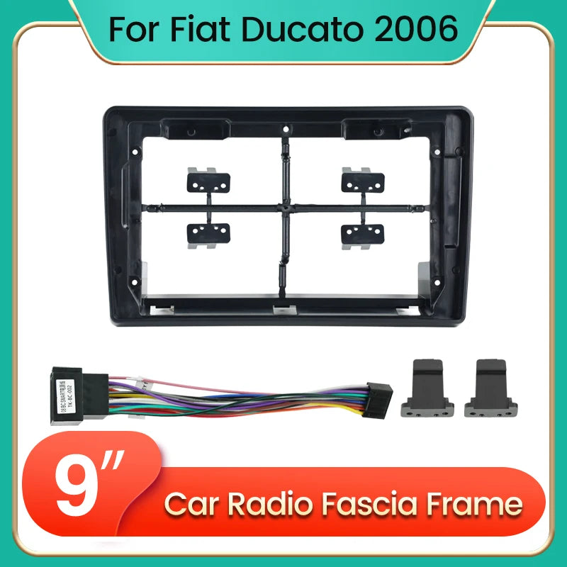 9 Inch Car Radio Fascia for Citroen Jumper Peugeot Boxer FIAT Ducato 2006-2016 Mounting Da | AUTOKITSHOP