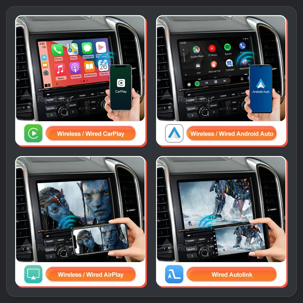 Wireless CarPlay Android Auto Moduel For Porsche Macan Cayman Cayenne Panamera PCM3.1 With | AUTOKITSHOP