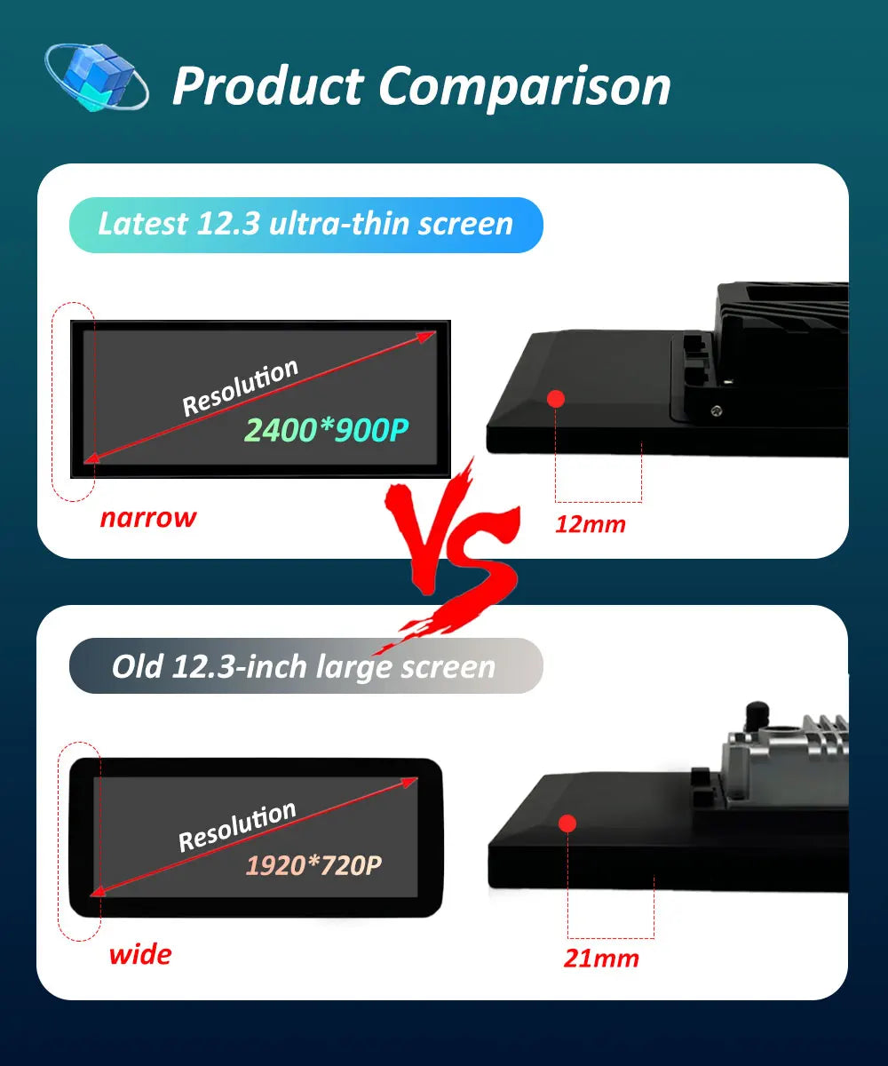 12.3 '' Android 16 for Audi A4L 2017 - 2019 Car Radio Multimedia Player BT 4G DSP Stereo H