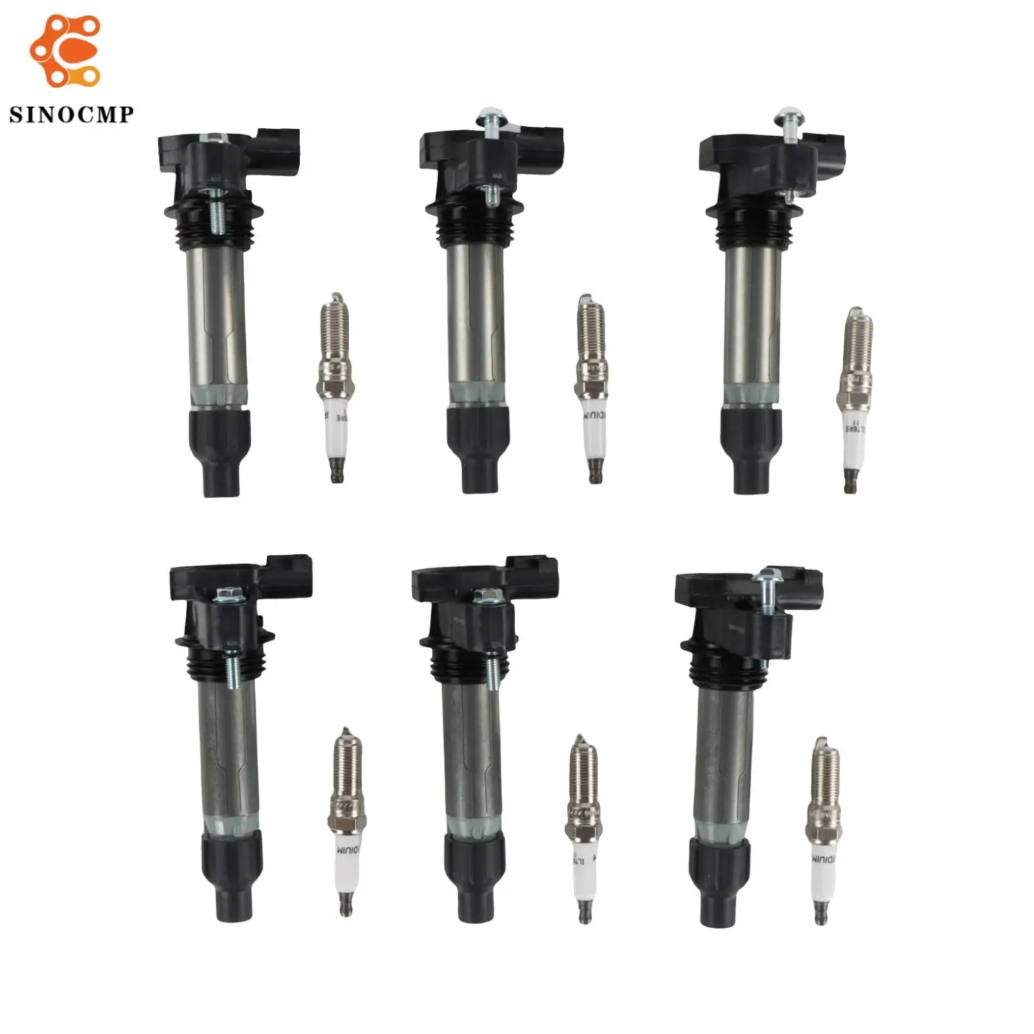 Ignition Coils Iridium Spark Plugs C1555 5c1612 Ic019 UF569 For Buick Chevrolet Cadillac S