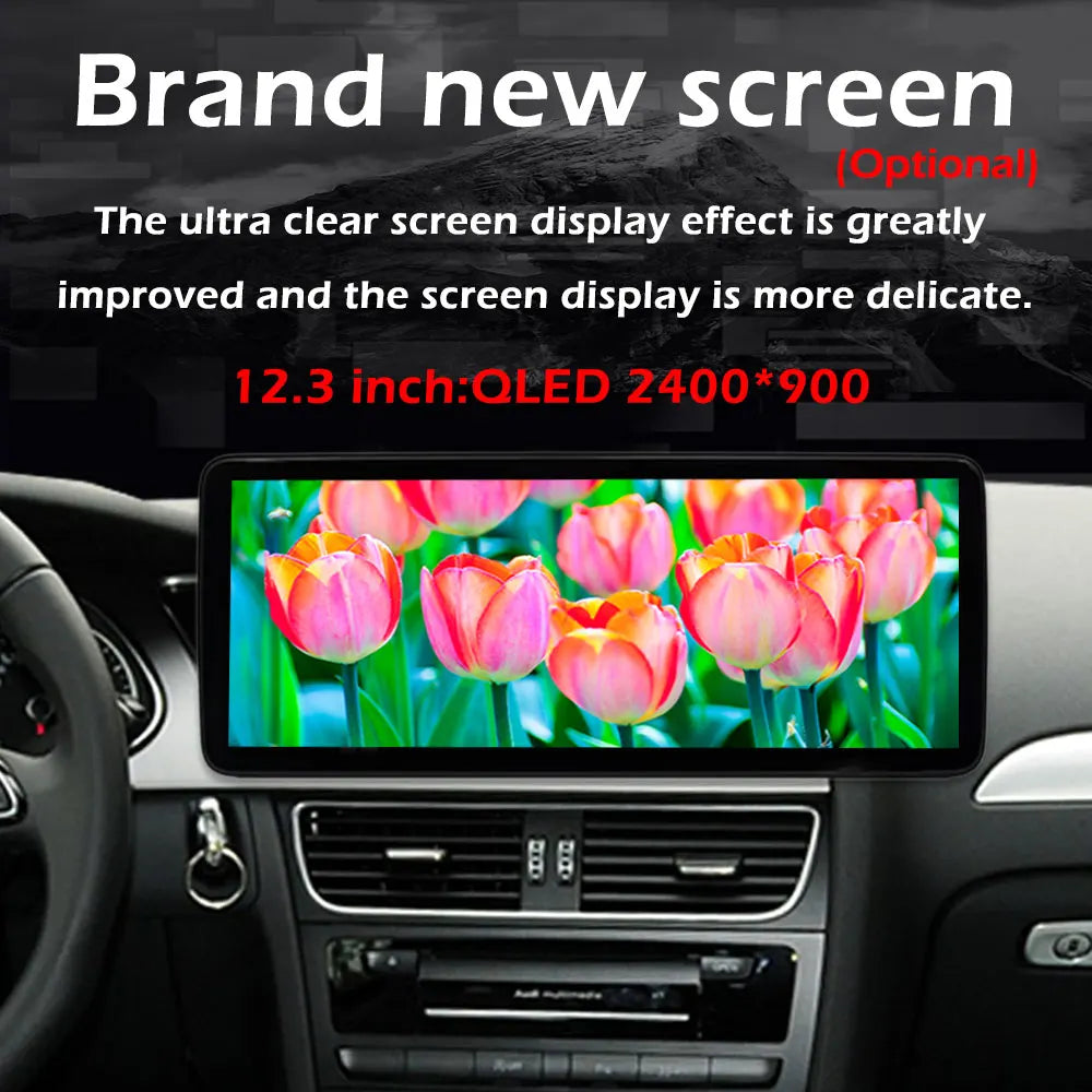 GPS Navigation Wireless Carplay for Audi A4L 2017 2018 2019 DSP Stereo 12.3-inch Android T | AUTOKITSHOP