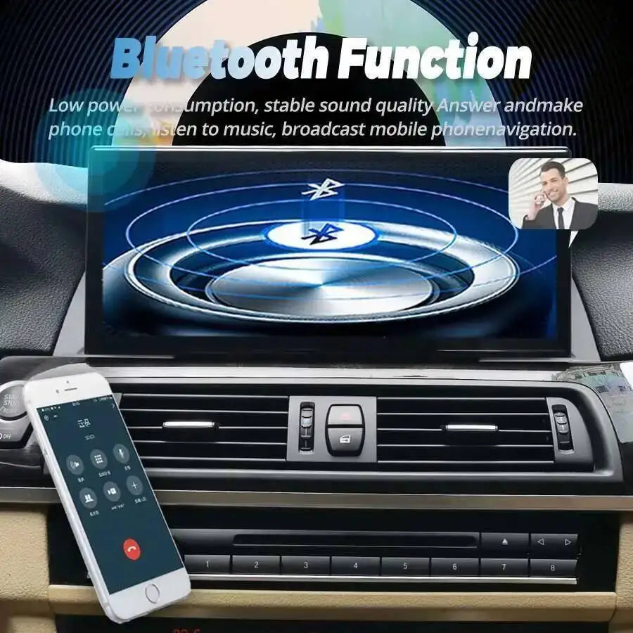 12.3" Android14 Multimedia Video Player For BMW 5 7 Series F10 F18 F11 F07 GT F01 F03 2009 | AUTOKITSHOP