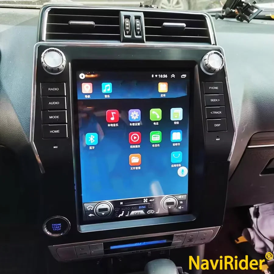 12.1inch For Toyota Land Cruiser Prado 150 2018 Android Stereo Car Radio Media Video Playe