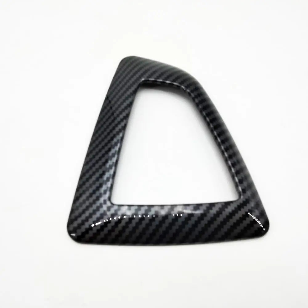 1x Carbon Fiber Look Gear Shift Knob Panel Cover For BMW F20 F22 F30 F32 F34 F36