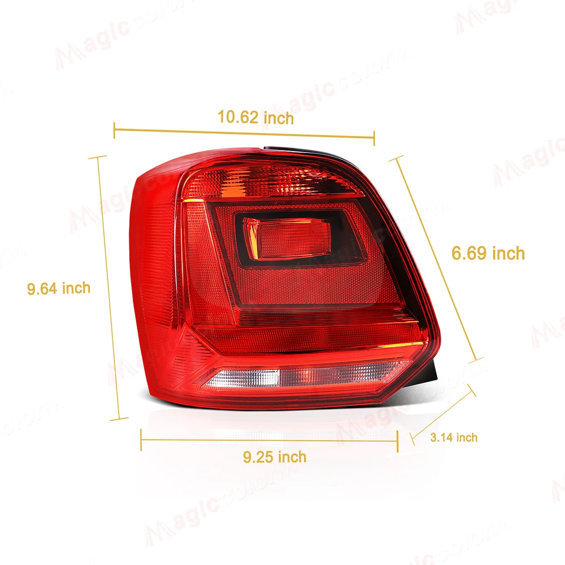 For Volkswagen VW Polo 2014 2015 2016 2017 2018 Car Tail Lamps Tail Lights Brake Rear Auto | AUTOKITSHOP