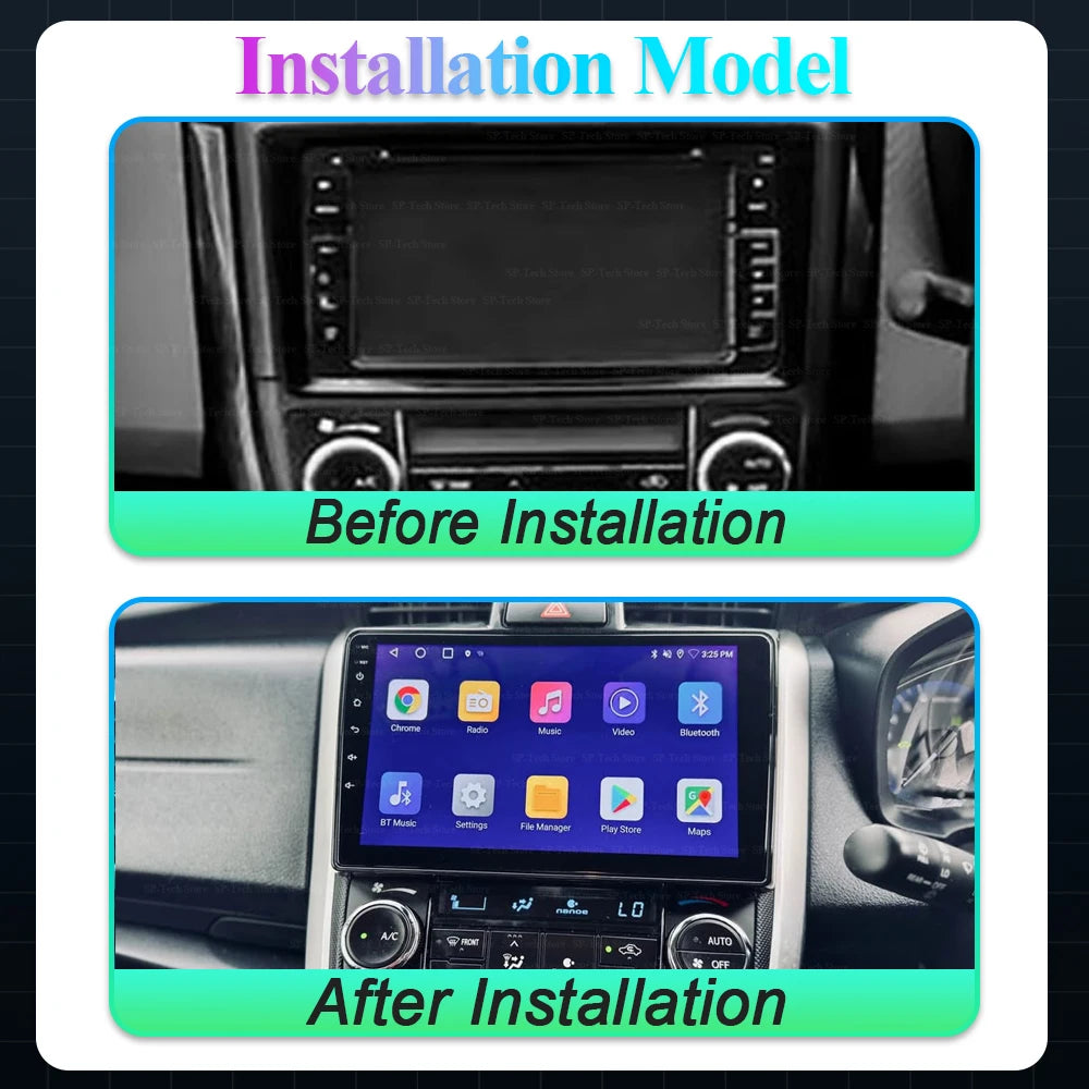 Car Radio For Toyota Corolla Axio 2 Fielder 3 E160 2012-2021 Android 16 Auto Multimedia Vi | AUTOKITSHOP