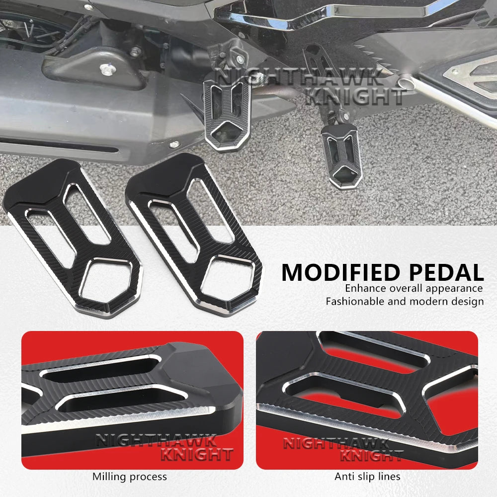 Motorcycle 368G Modified CNC Aluminum Enlarged Foot Pedal Increased ﻿Anti-slip F for 2024-2026 - Automotive LED Light