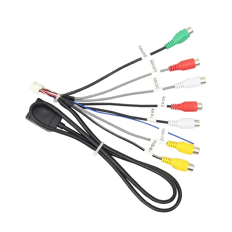 RCA 4G 2Din Car radio Android frame Kit video harness microphone Camera audio cable Card s