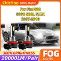60W LED Fog Lights 20000LM Canbus Fog Lamps 12V 6000K White For Fiat 500 500C 500L 500X 20